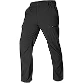 MOURCE Quick Dry Hiking Pants Men Lightweight - Water Resistant Outdoor Cargo Pants for Men with Pockets