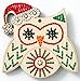 Bucilla Handmade Wood Stitchable Kit, 3 by 3-Inch, Shapes (Set of 8)