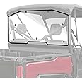StarknightMT Scratch-Resistant Rear Windshield Full Clear Back Window Compatible With Can-Am Defender 2016-2024 HD5 HD8 HD10 Max Polycarbonate Rear Window Windscreen