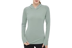 netdraw Women's Ultra-Soft Bamboo Viscose Hoodie UPF 50+ Sun Protection Long Sleeve Shirt