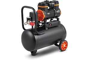 Uargd 4.8 Gallon Air Compressor, 1.2HP Motor with 2.2 CFM at 90 PSI, Oil-Free Design, Maximum Pressure of 116 PSI, Quiet Oper