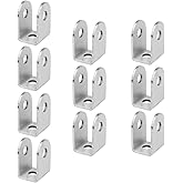 GBGS 10 Pcs U Bracket for 3/4" Panels,Bracket Stamped 304 Stainless Steel