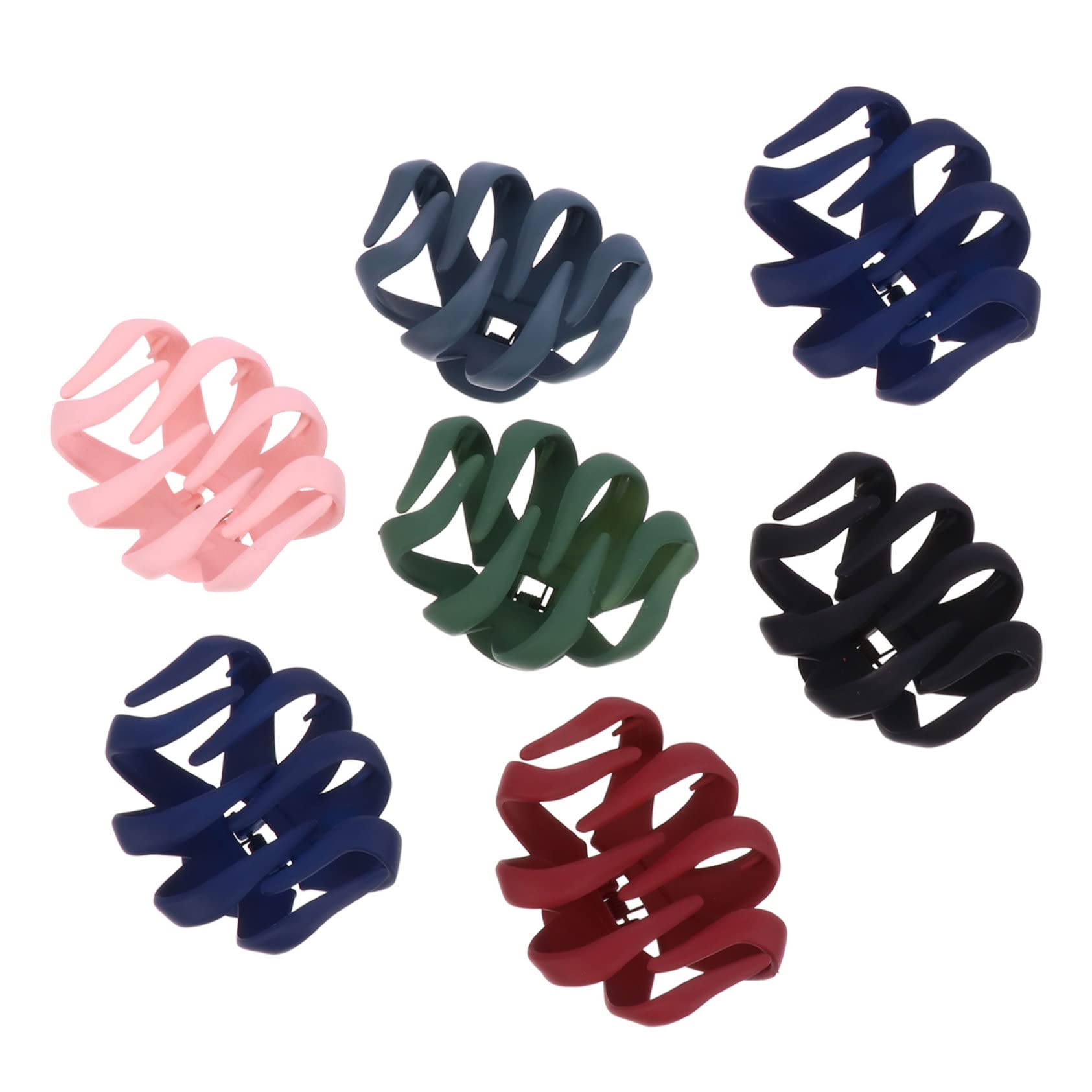 Lurrose 7Pcs Octopus Hair Claw Clips Spider Hair Claw Octopus Jaw Hair Claw Clips for Ladies Women