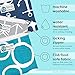 Planet Wise Reusable Zipper Sandwich and Snack Bags, Sandwich, Tote Bag