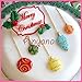 Anyana 3D mini Holly Leaf Christmas xmas mould cake Fondant biscuit gum paste silicone mold for Sugar paste forest gnome cupcake decorating topper decoration sugarcraft decor