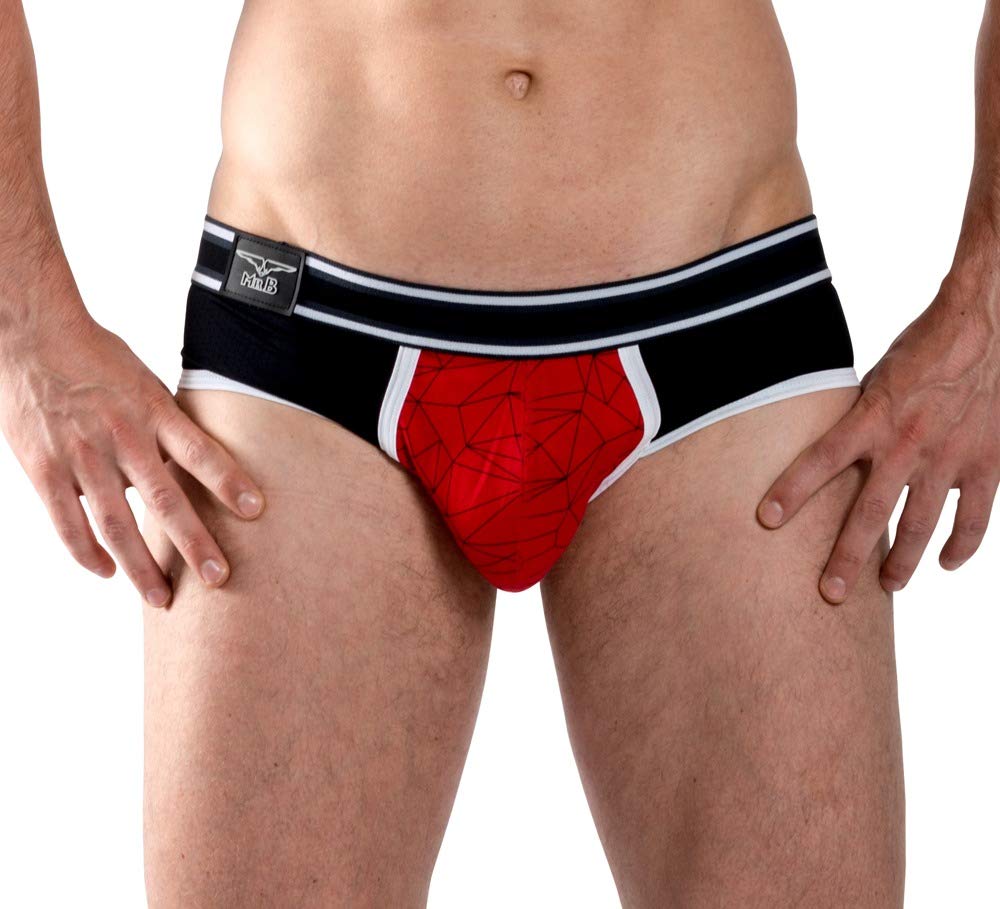 Mister B Urban Castro Brief, Large, Red
