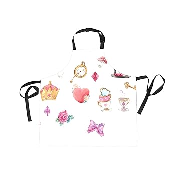 Amazon エプロン 女性用 北欧 大きいサイズ ウサギ フラミンゴ