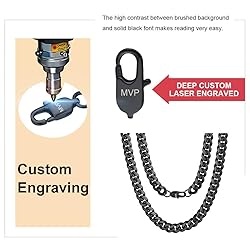 Mens Personalised Name Necklace Chains Stainless