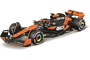 Bburago 1:43 2024 Race McLaren MCL38 with Helmet, Piastri #81