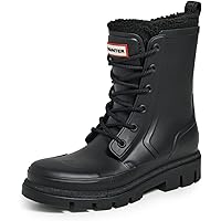 Amazon.com | Hunter Women's Sussex Waterproof Bootie, Black Suede