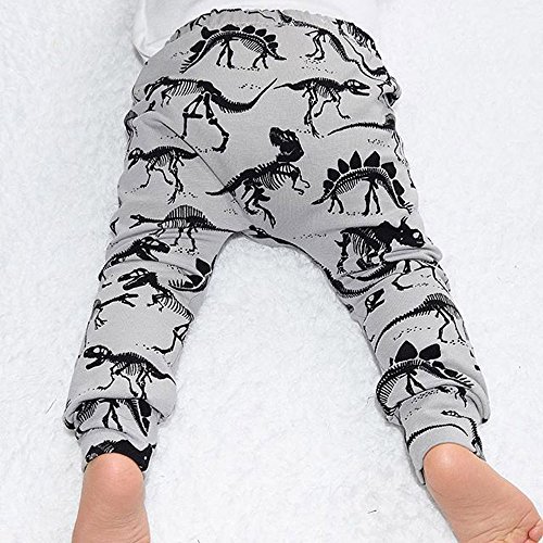HotMoon Toddler Baby Pants Dinosaurs Print Elasticity Long Lovely Warm Comfortable Trousers