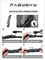 Fabysky 2 wiper Factory for Audi A4 S4 RS4 A6 S6