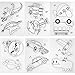 Teenitor 18 Sheets Heat Shrink Plastic, Shrinky Art Film Paper for Kids Creative Craft