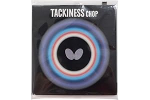 Butterfly Tackiness Chop Table Tennis Rubber - Butterfly Table Tennis Rubber - 1.5 mm, 1.7 mm, or 1.9 mm - Red or Black - 1 I