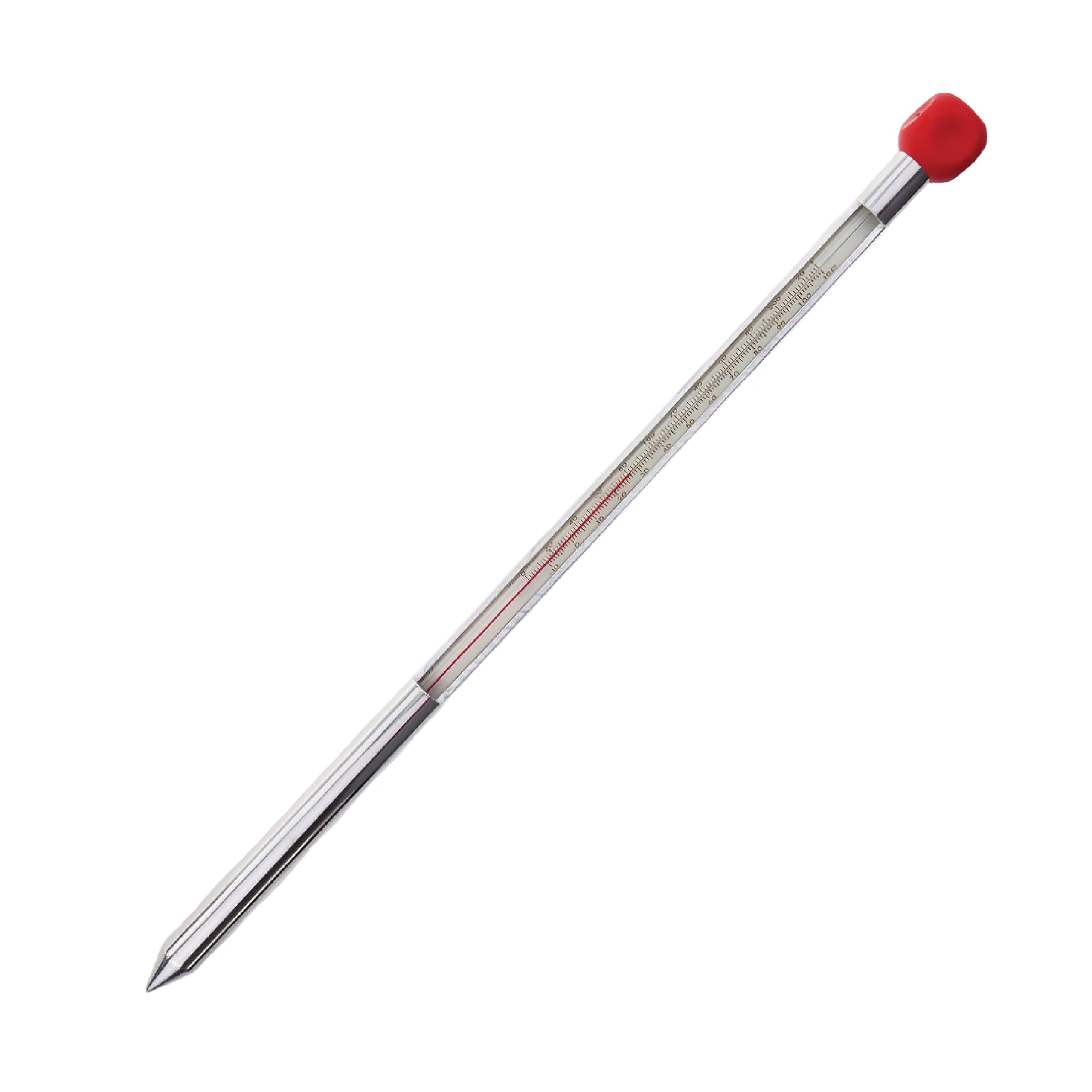 Garden Soil Thermometer 320mm Aluminium Case - Monitor Soil Temperature Prior to Sowing and Planting Composting with This Useful Soil Temperature Probe Thermometers Greenhouse Accessories
