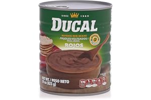 Goya Instant Vegetarian Ducal Refried Red Beans, Non-GMO and Gluten, Excellent Source in Protein & Iron, Cholesterol Free, 29 Oz(Pack of 12)