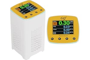 GQ Radon Detector Radonscan Home Radon Monitor Alpha Radiative Gas Radiation Design in USA Large Color Display Short and Long