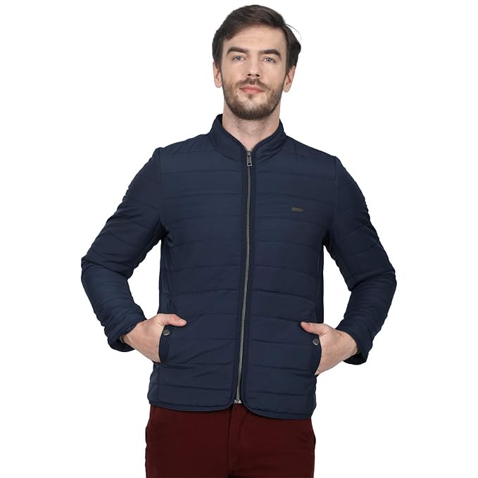 Buy Monte Carlo Men's Regular Fit Jacket (2200502252_Navy Blue_38) at Amazon.in