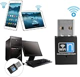 Cuifati RTL8192 300M Wireless USB 2.0 WiFi Adapter Mini Dongle WPS Button view 3