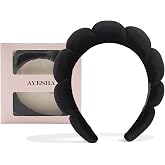 Ayesha Spa Headband for Washing Face Makeup Skincare Soft Sponge Hair band | Comfortable &amp; Non-Slip | Headband for Beauty Routines | Ideal Gifts for Women