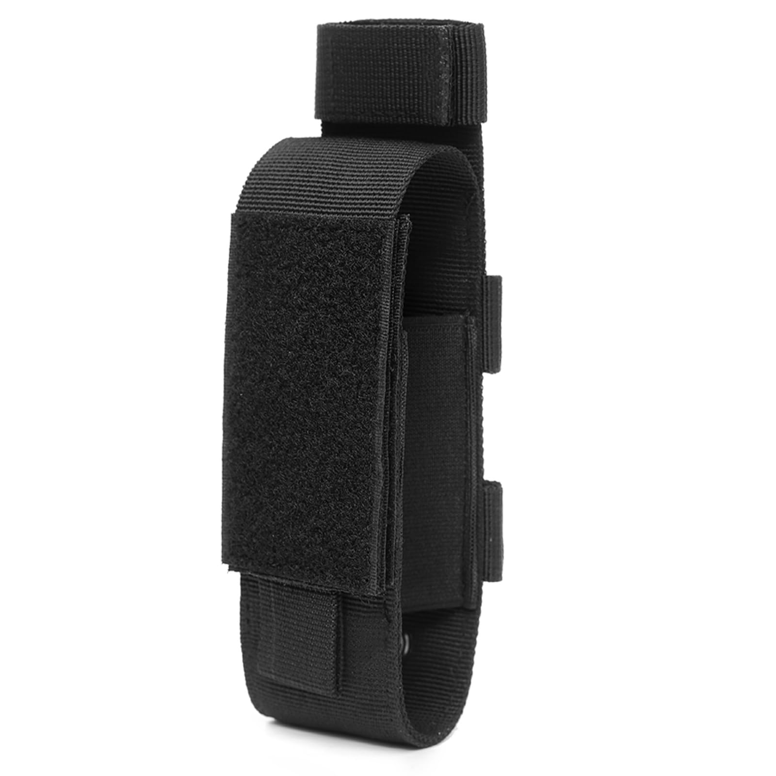 TRIWONDER Tactical Flashlight Holster Molle Pouch Duty Belt Pouch Torch Cover Holder Small Tool Carry Case for Camping Hiking Climbing Hunting (03 Black)