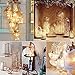 String Lights Dimmable 3 Set, Oak Leaf 19.7ft 60 LED 8 Modes Fairy Lights Battery-Operated Firefly String Lights Flexible with Remote Cotrol,Waterproof Design,Warm White for Wedding Party