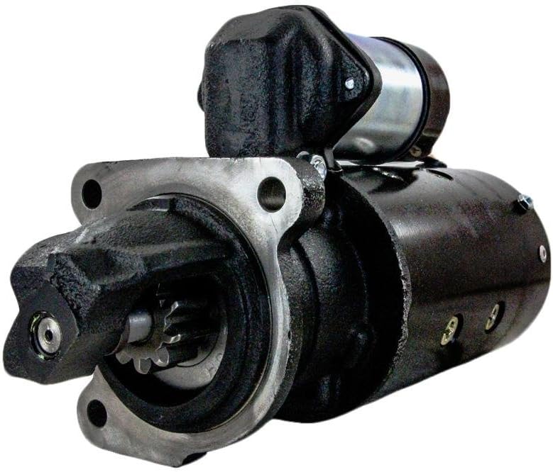 RAREELECTRICAL 12V 9-Tooth Starter Motor For Clark Forklifts – Compatible With CF25, CFY60, CT20, CT30, CT40 Models