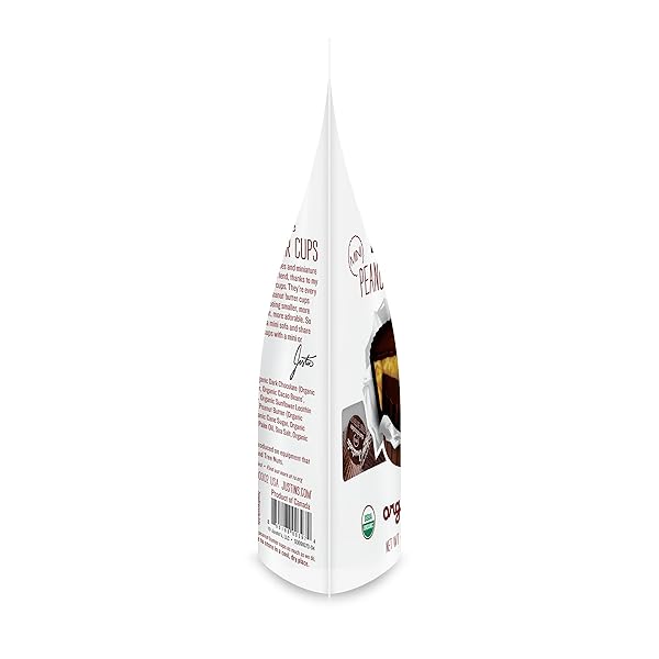 JUSTIN’S, PEANUT BUTTER CUPS DARK CHOCOLATE MINI ORGANIC, 4.7 OUNCE