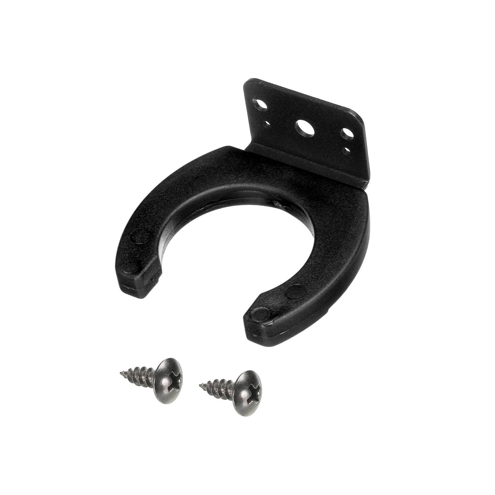 PATIKIL Microphone Holders Wall Mounted Mic Holder Microphone Hook Stands Brackets for Home Office Black