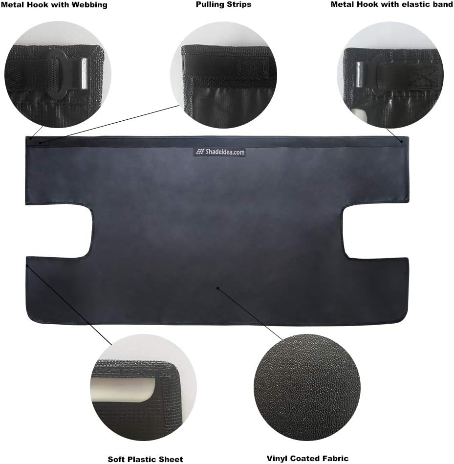 Amazon Com Shadeidea Tonneau Cover For Jeep Wrangler Jlu 2018 Current New Model 4 Door Rear Trunk Cover Cargo Vinyl Cover Jl Unlimited Tailgate Ton Cover Black 3 Years Warranty Automotive