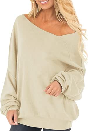 oversized off the shoulder sweatshirt