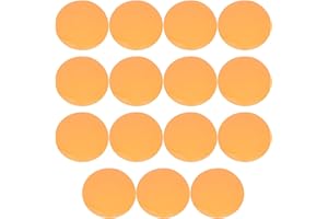 QUMIIRITY 20pcs Warm Glow LED Light Film Filters, 74cm Round Self-Adhesive Correction Gel Discs for Ceiling