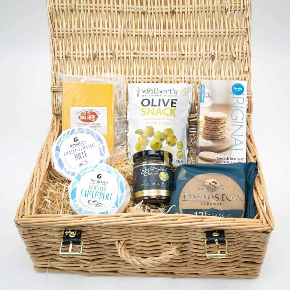 Cornish Cheese Lovers Hamper, Landscape Printed Carton
