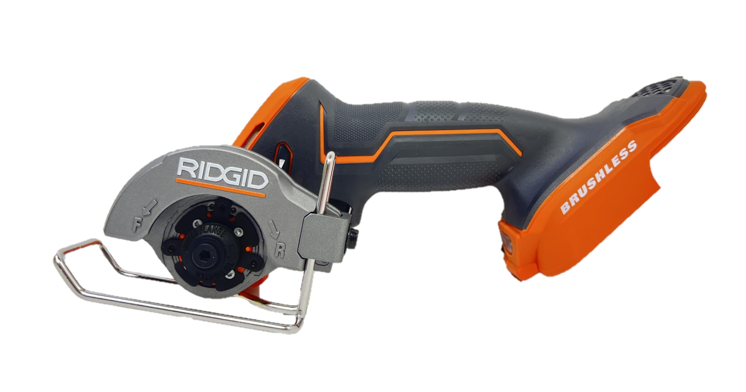 RIDGID 18V SUBCOMPACT BRUSHLESS Herramienta de sierra multimaterial inalámbrica de 3 pulgadas SOLAMENTE con 3 cortes