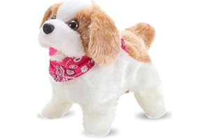 Liberty Imports Flip Over Puppy - Battery Operated Mechanical Jumping Little Pet Dog - Flipping Toy That Somersaults, Walks, Sits, Barks for Toddlers & Kids