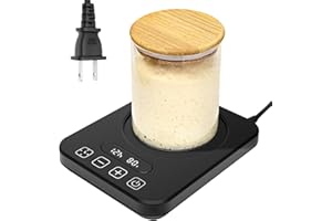 Sourdough Starter Warmer Mat 12H Timer Precise 1°F Temperature Control (70 to 100°F) Smart Sourdough Starter Warmer Fit for H
