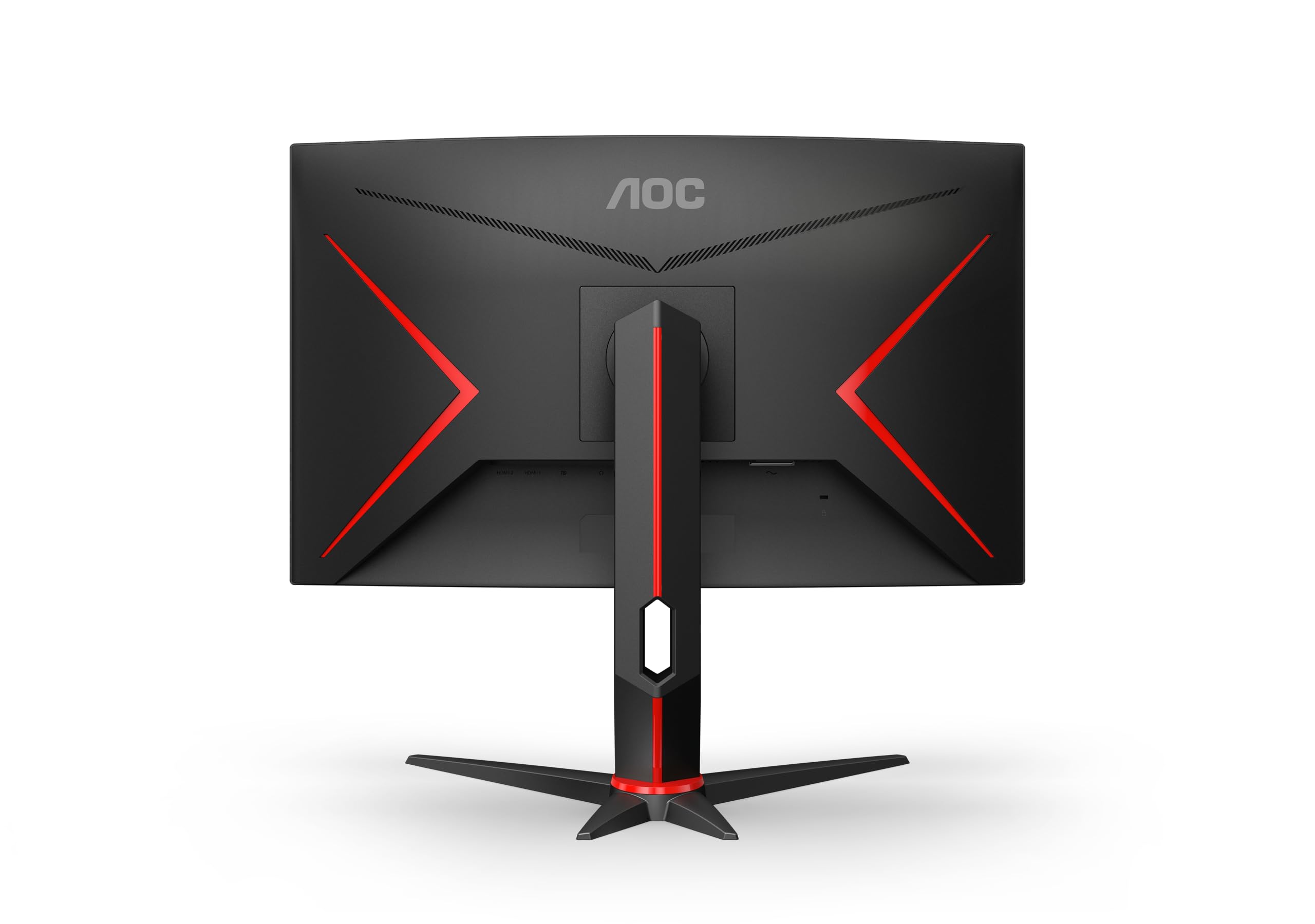 Aoc C27G2Z3 Gaming Monitor On Desk Setup Showing Ergonomic Positioning