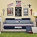 NFL New England Patriots Sofa Couch Reversible Furniture Protector with Elastic Straps, 75-inches by 110-inches