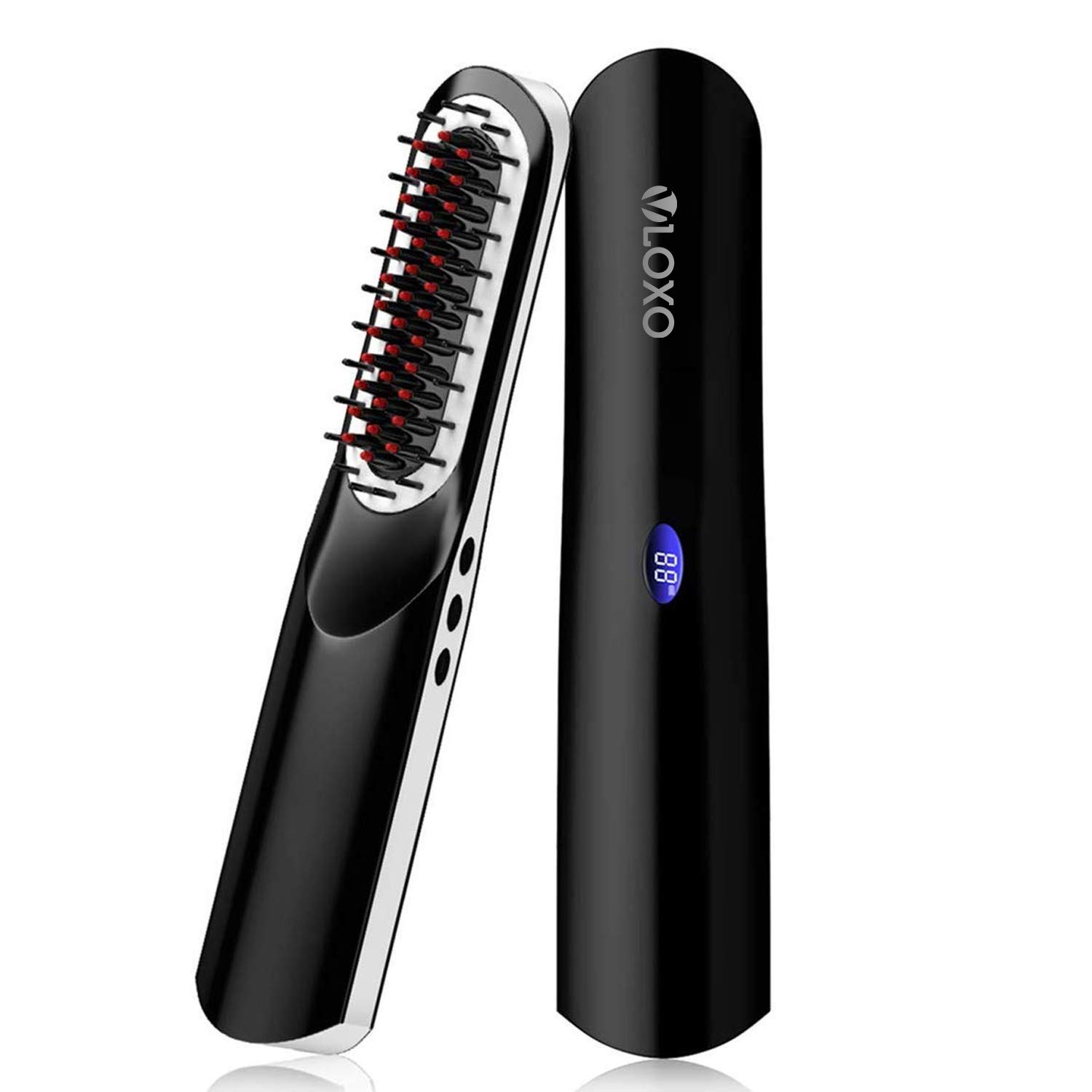 cordless heated beard brush