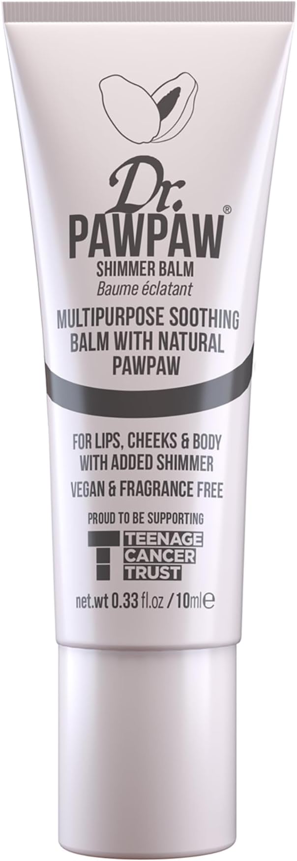 Dr.PAWPAW Shimmer Multi-Purpose Balm 10ml Natural Hydration Glow