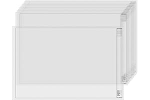 Gilprop 10 Sheets Architectural Vellum Paper 24" x 36" Drafting Vellum Tracing Sheets White Translucent Drafting Paper Rag with Border and Title Block for Drawing Sketching Architecture Building