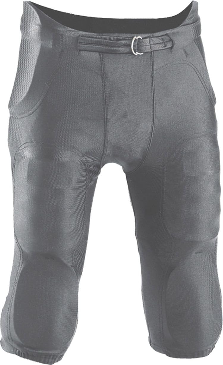 Riddell Men's Practice Fully Integrated Football Pants,Grey,Large Clothing