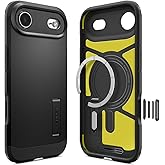 Spigen for iPhone Air Case, Tough Armor T MagFit [Camera Control Button] [Compatible with Magsafe] - Black