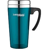Thermos THERMOcafé by Zest Travel Mug, 420ml, 1 Count (Pack of 1), Lagoon