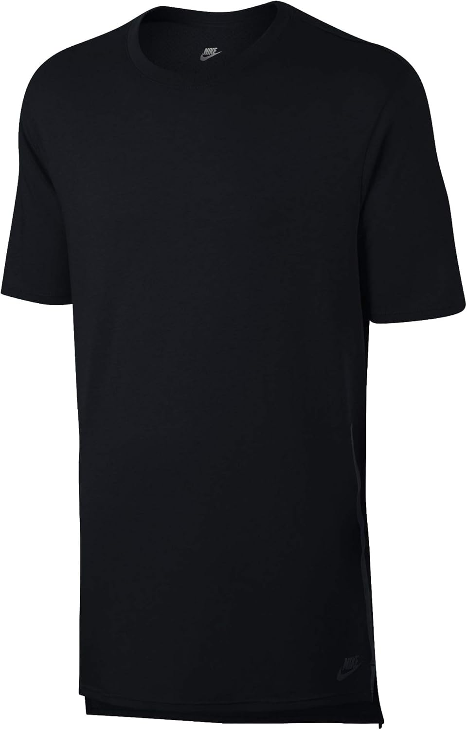 Amazon Nike メンズ スポーツウェア ボンデッドドロップテールtシャツ ブラック 010 S ブラック アクティブシャツ Tシャツ 通販