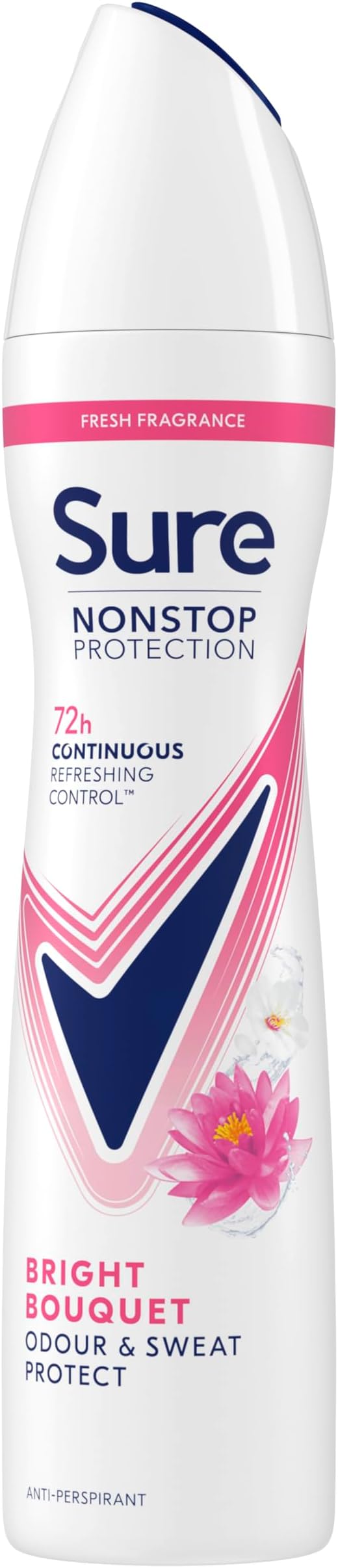 Sure Women Nonstop Protection Bright Bouquet Antiperspirant 72h 250 ml Pack of 6