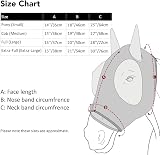 Harrison Howard Ultra Lightweight Full Visibility Fly Mask Nature Aztec view 5