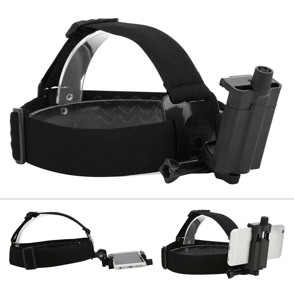 Vbestlife Head Strap Action Camera Mount for for Adjustable Elastic Band