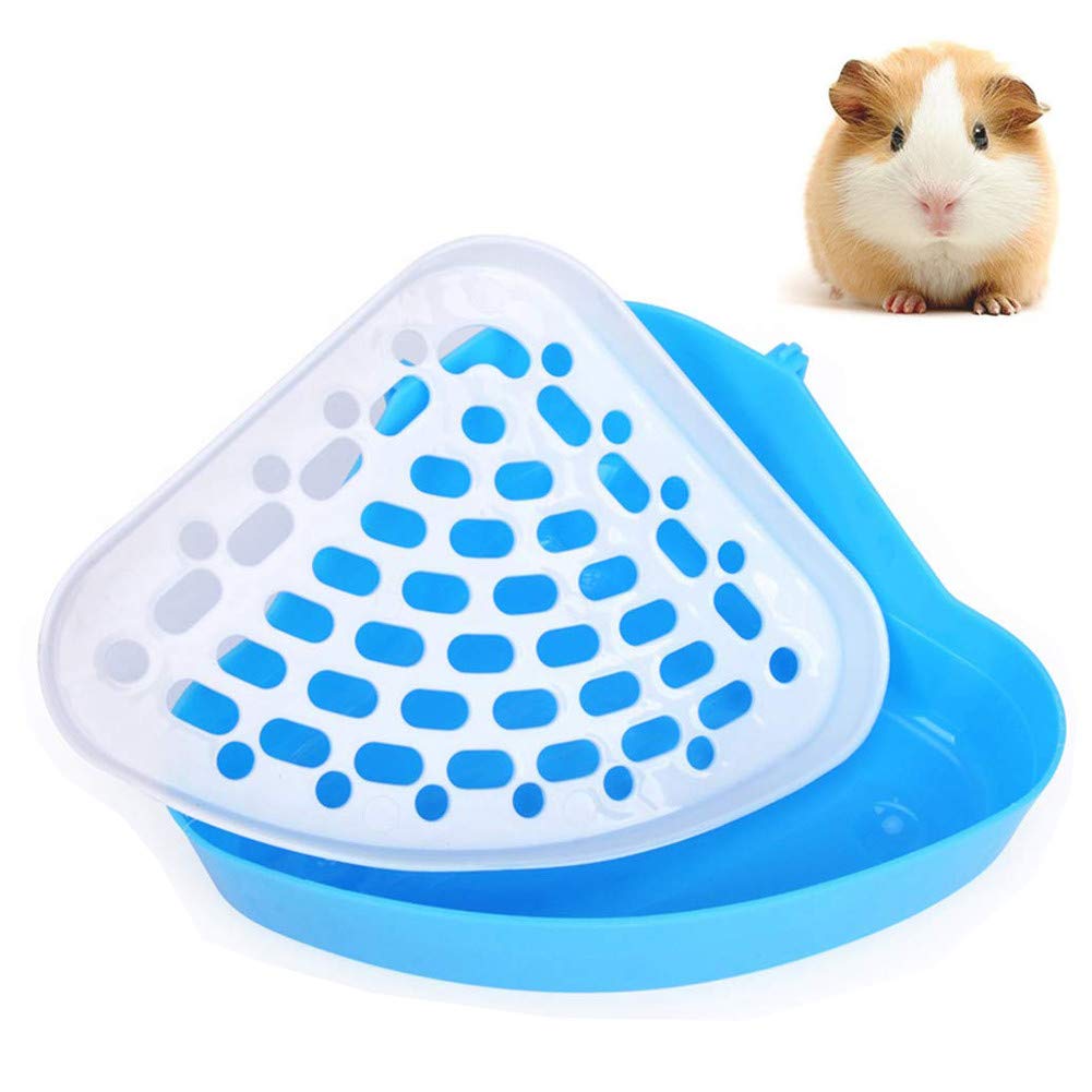 Bebester Pet Toilet, Pet Litter Tray Corner Potty Training For Small Animal Hamster Chinchilla Guinea Pig Bunny Ferret