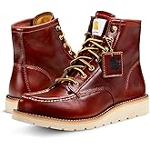 Carhartt Men’s 6" Moc Toe Wedge Work Boot with FastDry Lining, PU Cushion Insoles, Steel Shank & Dual-Density Rubber Outsole